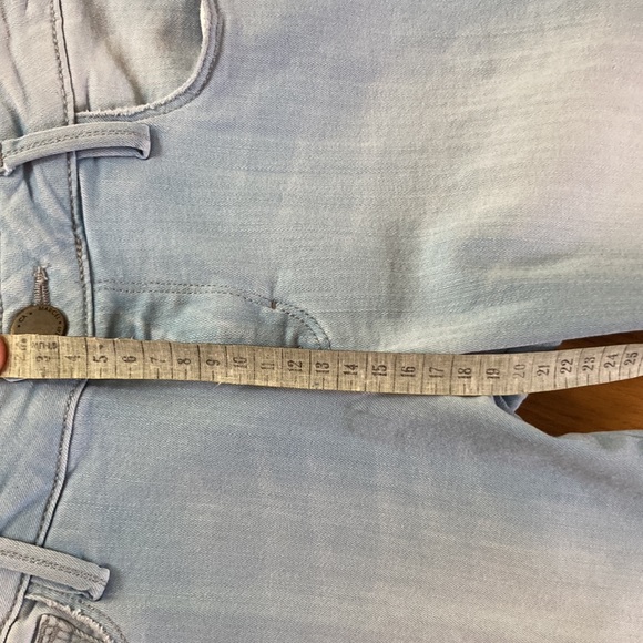 Etienne Marcel light wash denim with red zippers - Picture 10 of 11